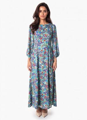 Rochie lungă verde ONLY femeie