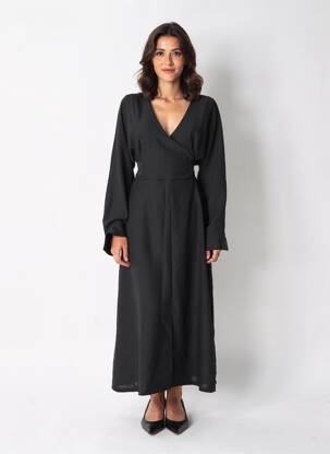 Rochie lungă negru ASTRID BLACK LABEL femeie
