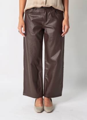 Pantalon drept maro SORBET femeie