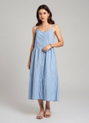 Rochie scurtă albastru VILA femeie
