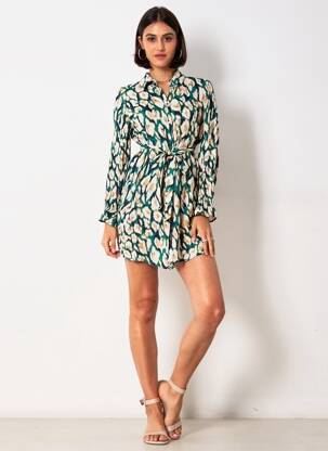 Rochie scurtă verde VERO MODA femeie