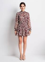 Rochie scurtă roșu MANGO femeie
