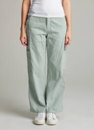 Pantalon cargo verde JACQUELINE DE YONG femeie