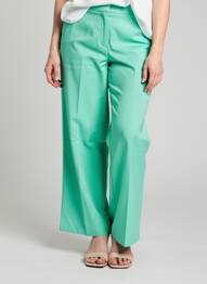 Pantalon drept verde VERO MODA femeie