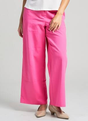 Pantalon drept roz VERO MODA femeie