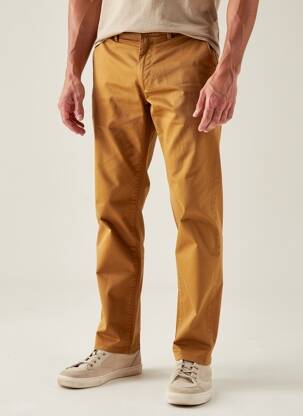 Pantalon chino maro MANGO bărbat