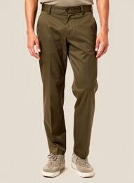 Pantalon drept bej MANGO bărbat