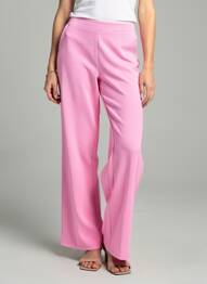 Pantalon larg roz VERO MODA femeie