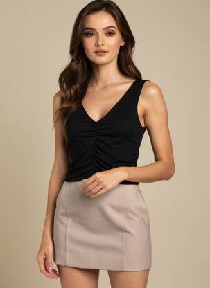 Top negru ONLY femeie