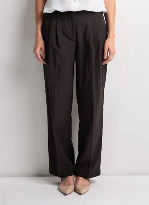 Pantalon drept negru VILA ROUGE femeie