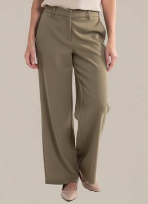 Pantalon larg verde VERO MODA femeie