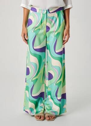 Pantalon larg multicolor MORGAN femeie