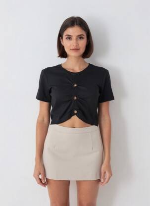 Tricou negru ONLY femeie