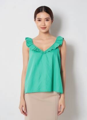 Bluză verde VERO MODA femeie