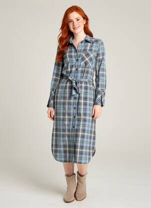 Rochie midi albastru LE FABULEUX MARCEL DE BRUXELLES femeie