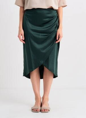 Fustă midi verde JACQUELINE DE YONG femeie