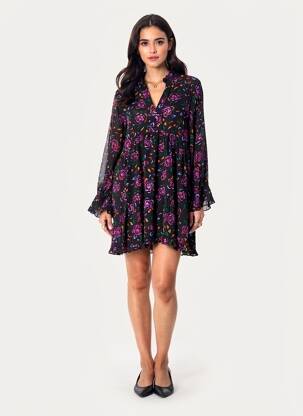 Rochie scurtă violet OPULLENCE femeie