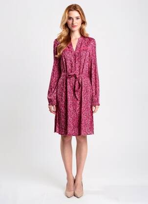 Rochie midi roz GARCIA femeie
