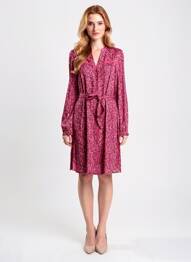 Rochie midi roz GARCIA femeie