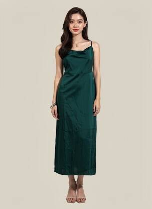 Rochie scurtă verde VILA femeie
