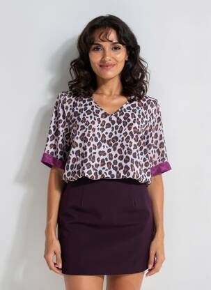 Tricou violet BELLITA femeie