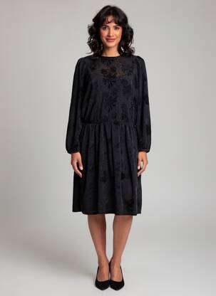 Rochie midi negru MOLLY BRACKEN femeie
