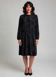 Rochie midi negru MOLLY BRACKEN femeie