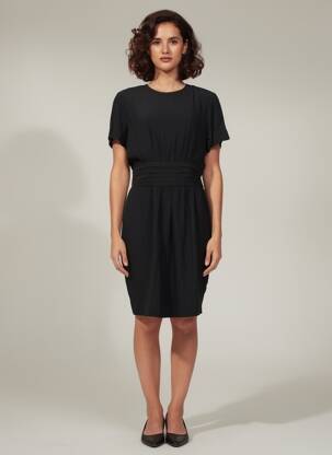 Rochie midi negru MOLLY BRACKEN femeie