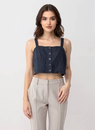 Top albastru SUPERDRY femeie
