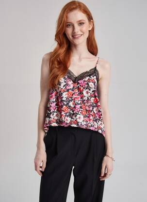 Top negru MANGO femeie