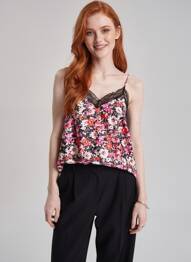 Top negru MANGO femeie