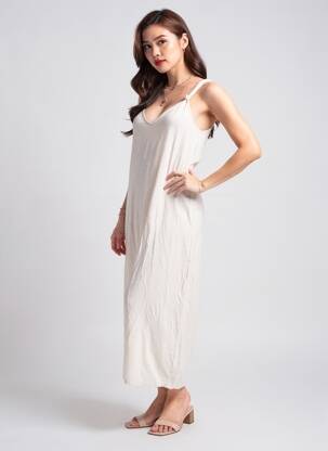 Rochie scurtă bej VILA femeie