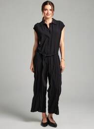 Salopetă-pantalon negru ASTRID BLACK LABEL femeie