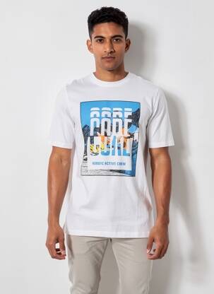 Tricou alb JACK & JONES bărbat