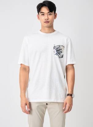 Tricou alb JACK & JONES bărbat