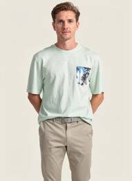 Tricou albastru JACK & JONES bărbat