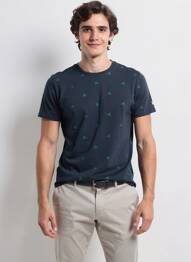 Tricou albastru PETROL INDUSTRIES bărbat