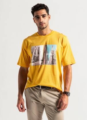 Tricou albastru JACK & JONES bărbat