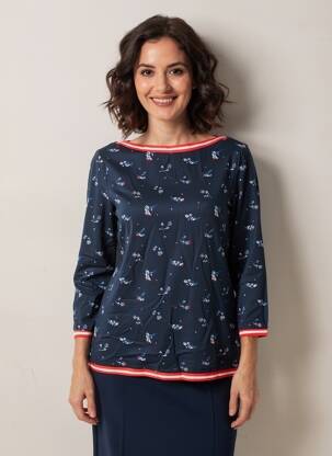 Tricou albastru STREET ONE femeie