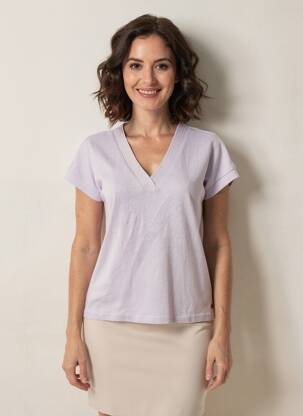 Top violet GARCIA femeie