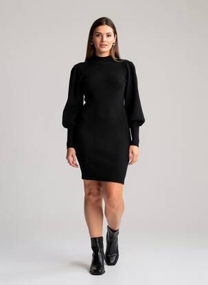 Rochie pulover negru ONLY femeie