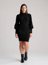 Rochie pulover negru ONLY femeie