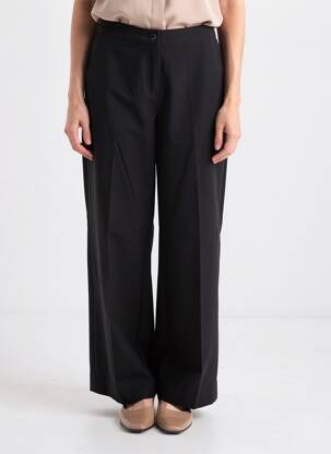 Pantalon larg negru JACQUELINE DE YONG femeie