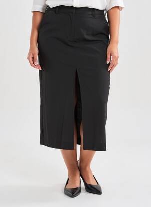 Fustă midi negru VERO MODA femeie