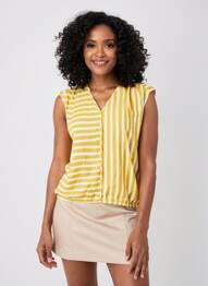 Tricou galben STREET ONE femeie