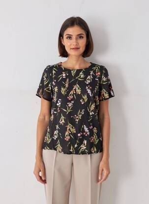 Top negru VERO MODA femeie