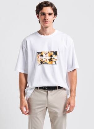 Tricou alb JACK & JONES bărbat