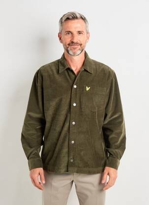 Cămașă cu mâneci lungi verde LYLE & SCOTT bărbat