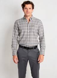 Cămașă cu mâneci lungi gri LYLE & SCOTT bărbat
