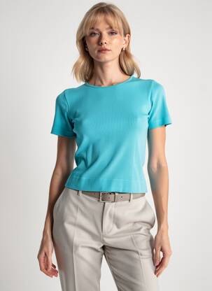 Tricou albastru THE JOGG CONCEPT femeie